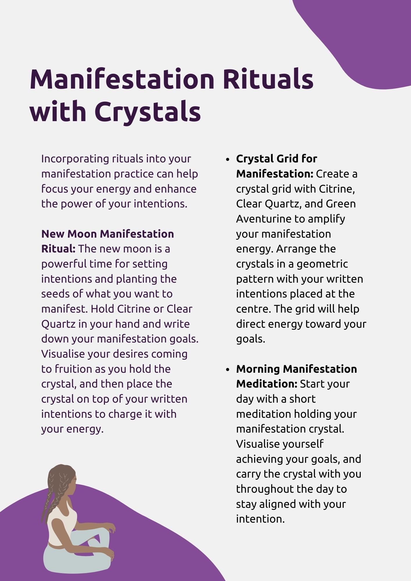 FREE: How To Manifest With Crystals