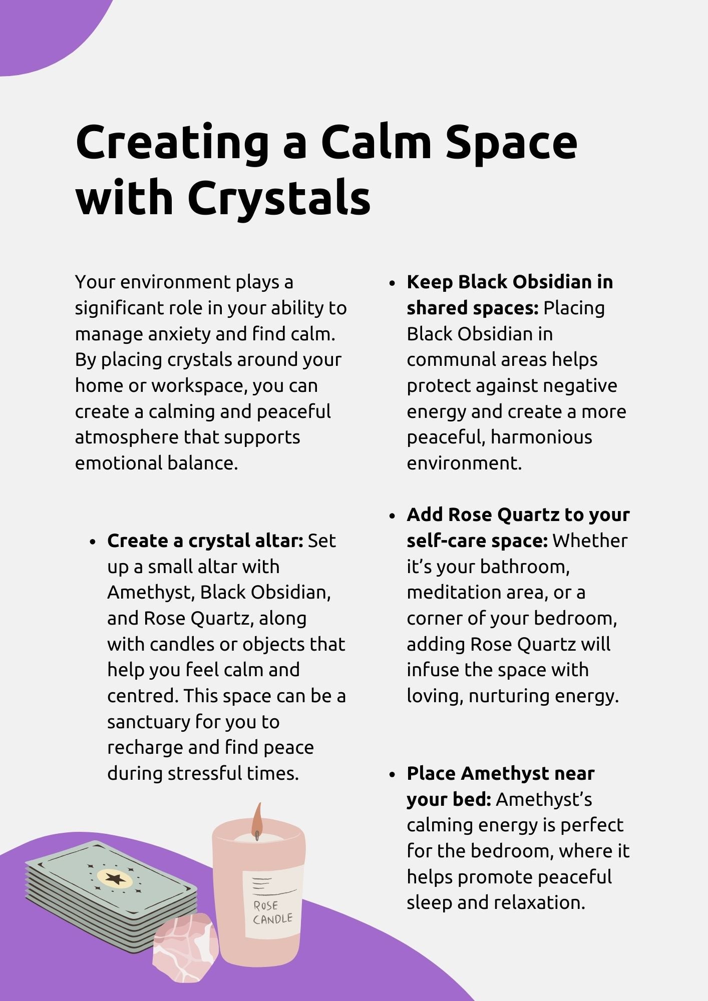 How To Ease Anxiety With Crystals