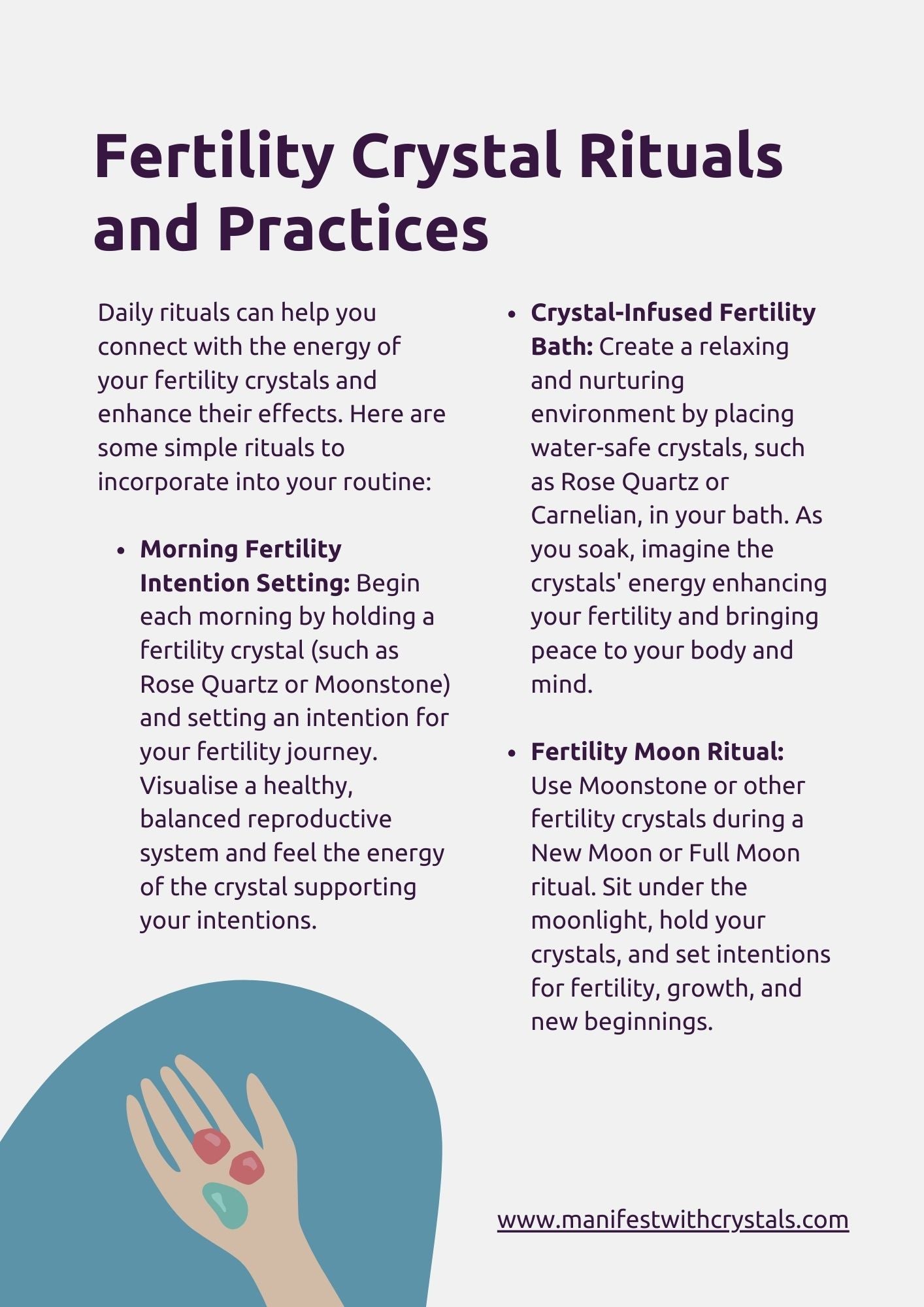 How To Nurture Fertility With Crystals