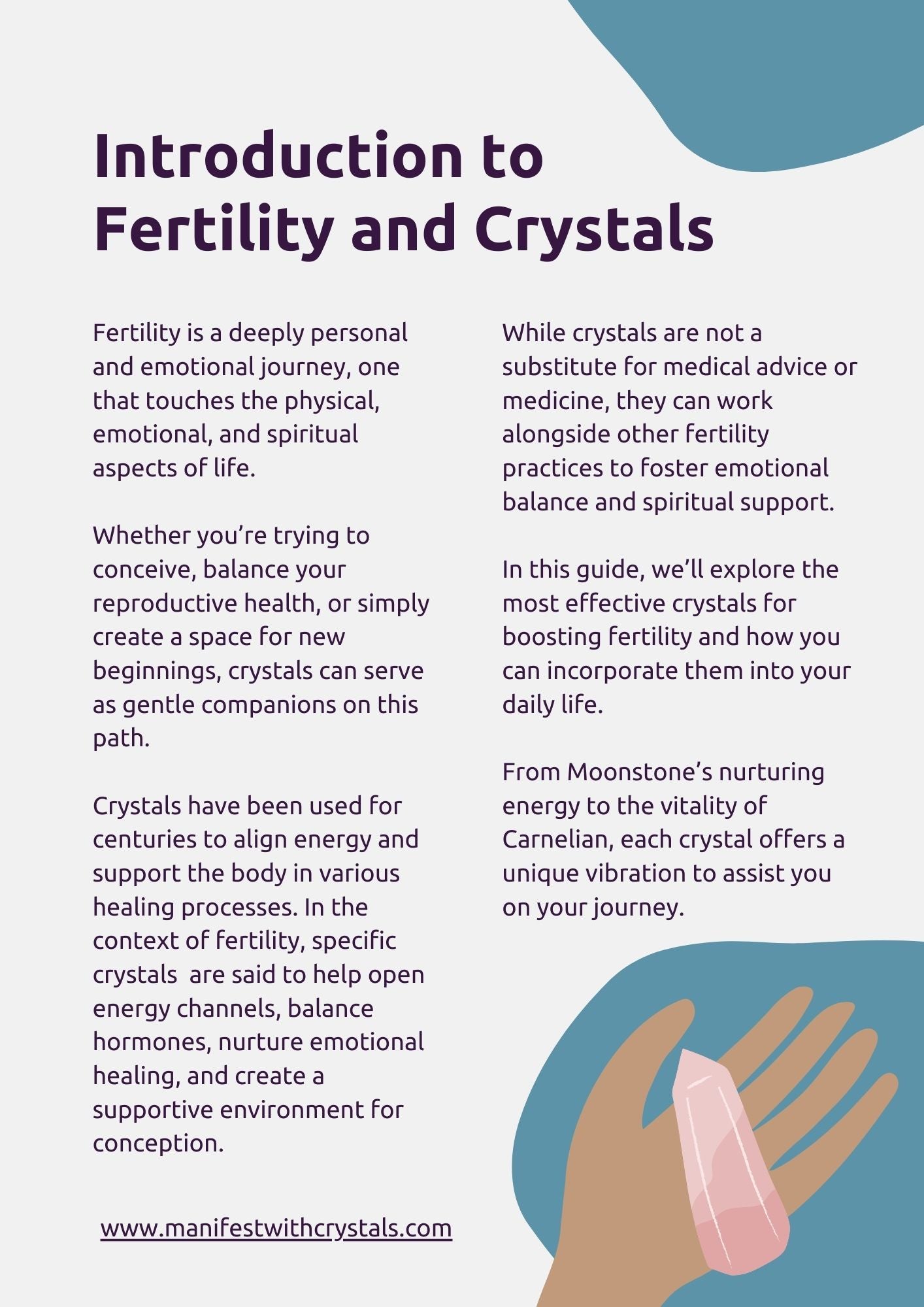 How To Nurture Fertility With Crystals