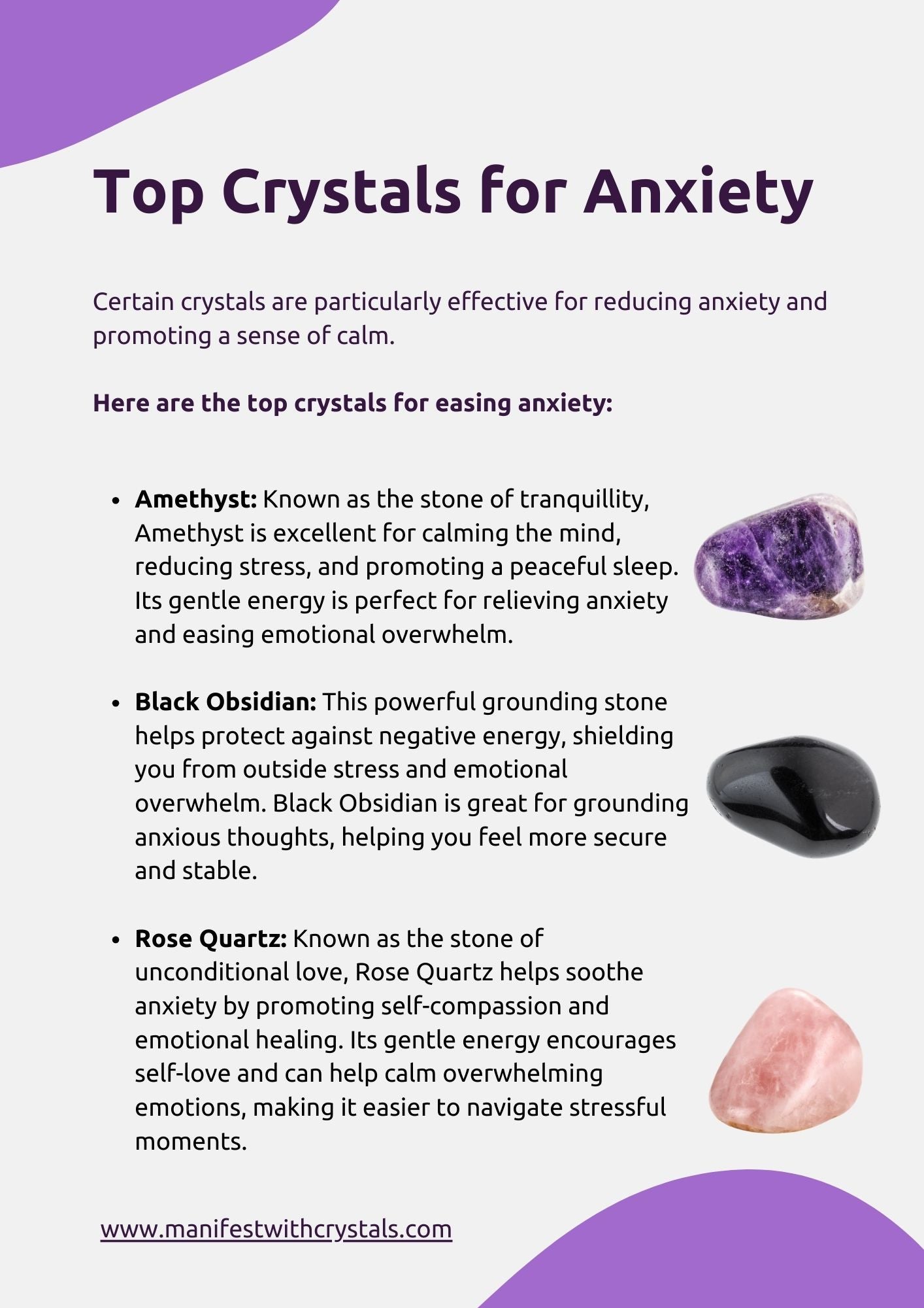 How To Ease Anxiety With Crystals