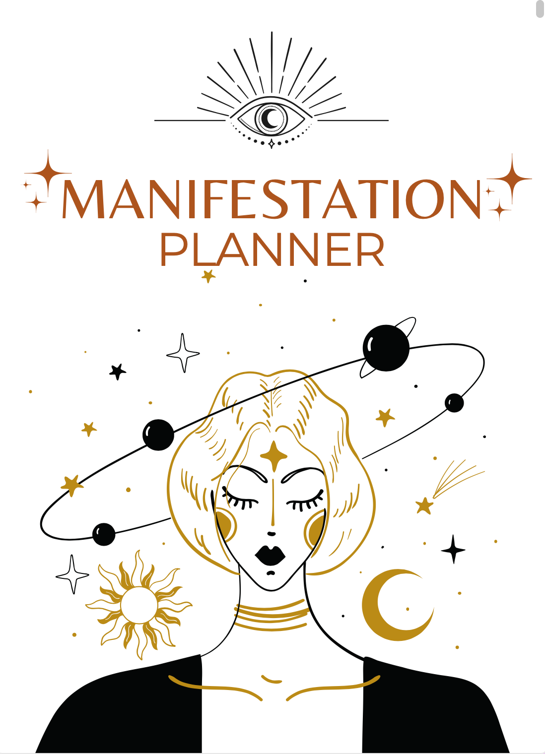 Manifestation Mindset Journal + Wellness Tracker