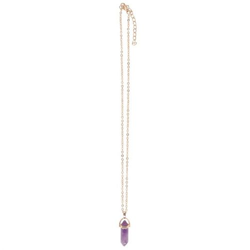 Calming - Amethyst Crystal Necklace Card