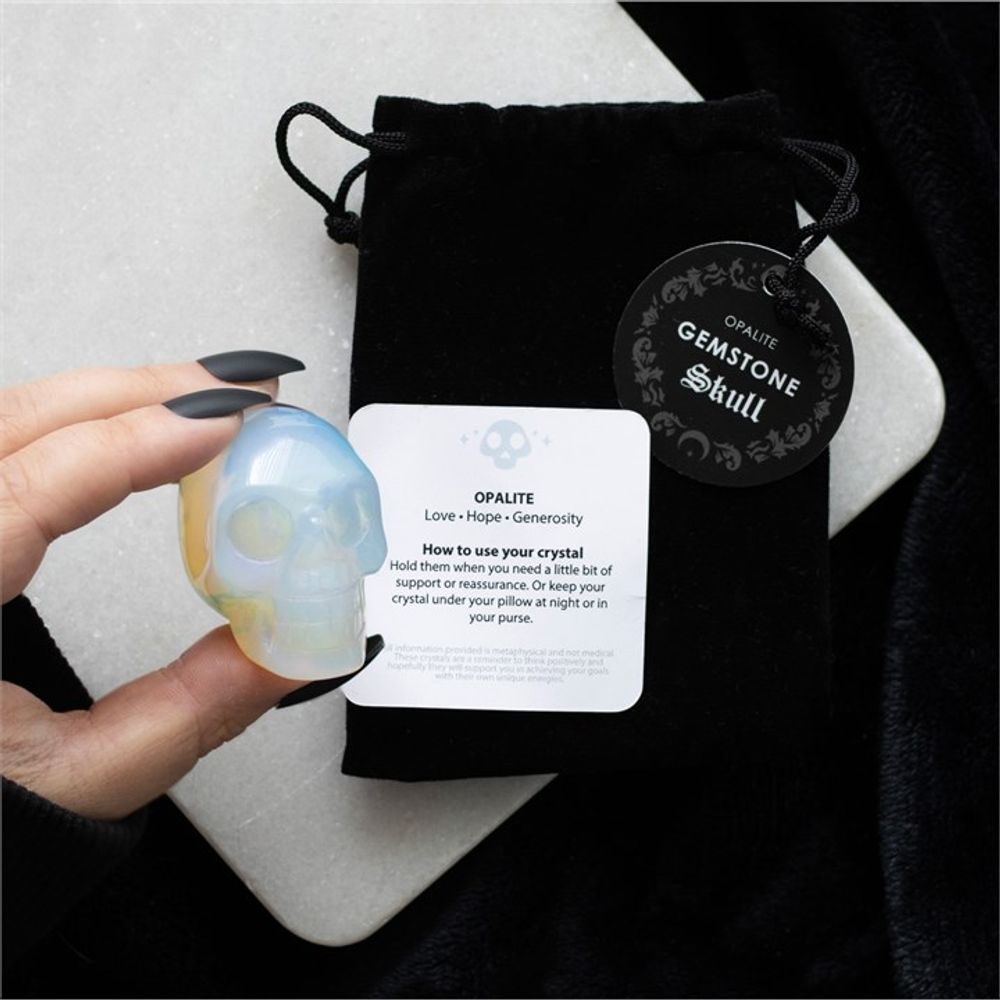 Hope & Love - Opalite Crystal Skull