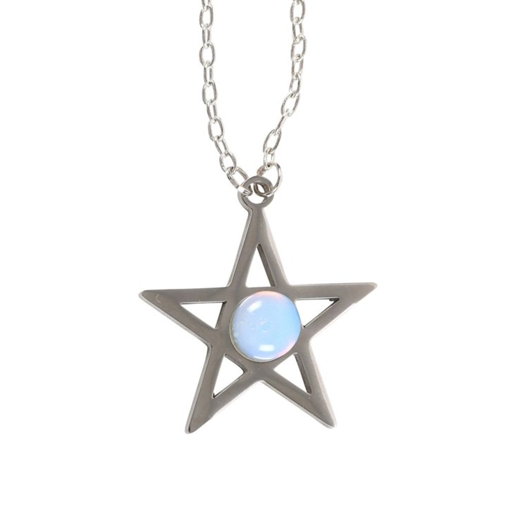 Opalite "Favourite Witch" Star Necklace Card