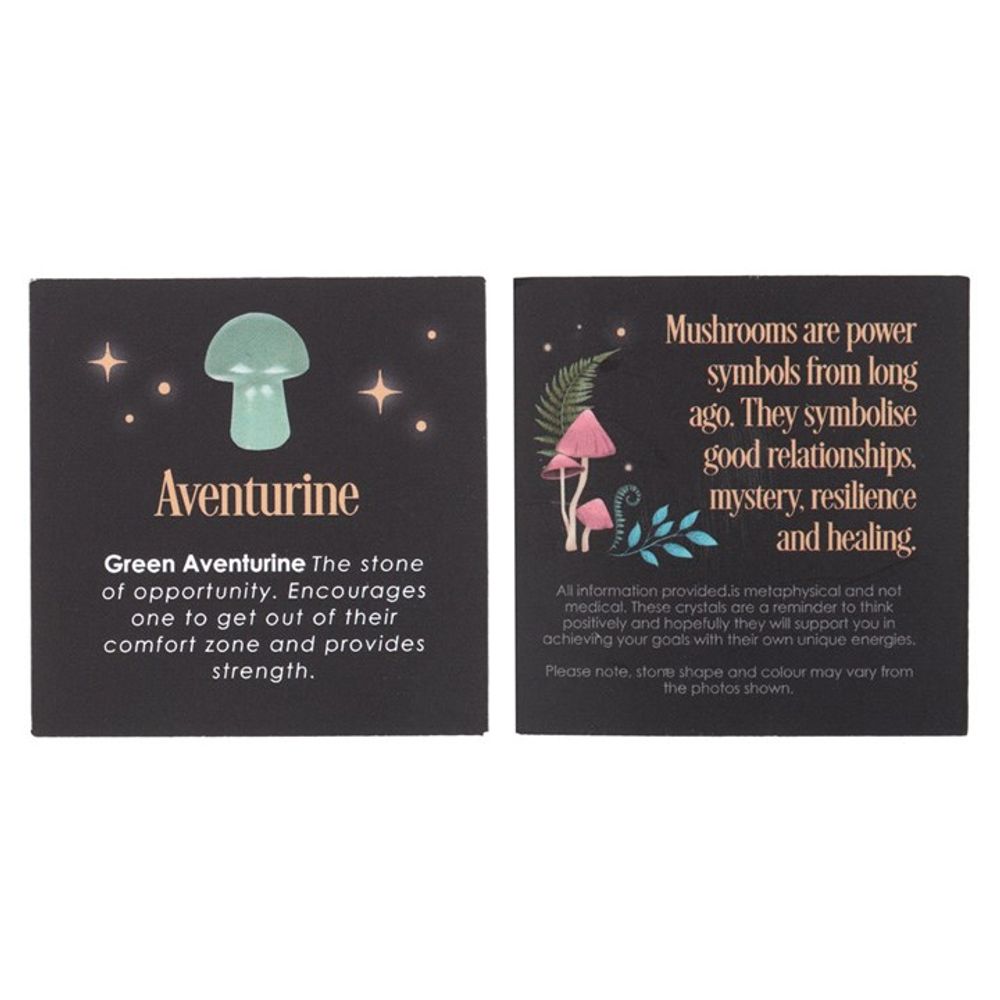 Opportunity - Magical Aventurine Crystal Mushroom