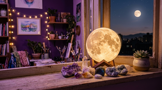 Crystals and the Full Moon: The Complete Guide to Harnessing Lunar Energy