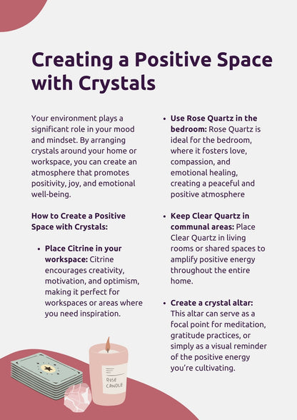 How to  Boost Positivity with Crystals