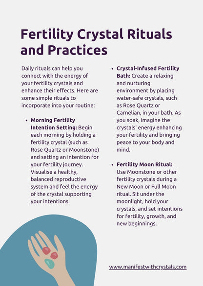 How To Nurture Fertility  With Crystals