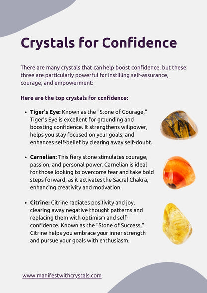 How to Boost Confidence with Crystals