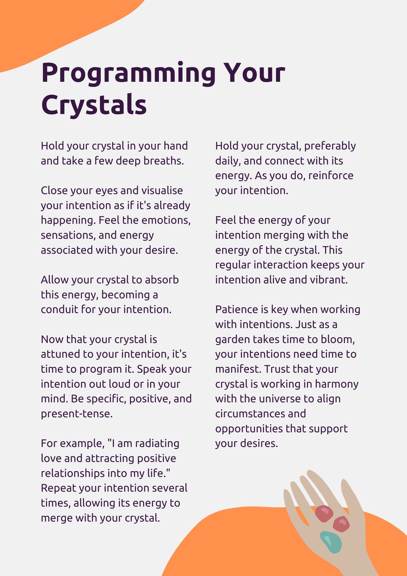 How To Use Crystals: For Beginners