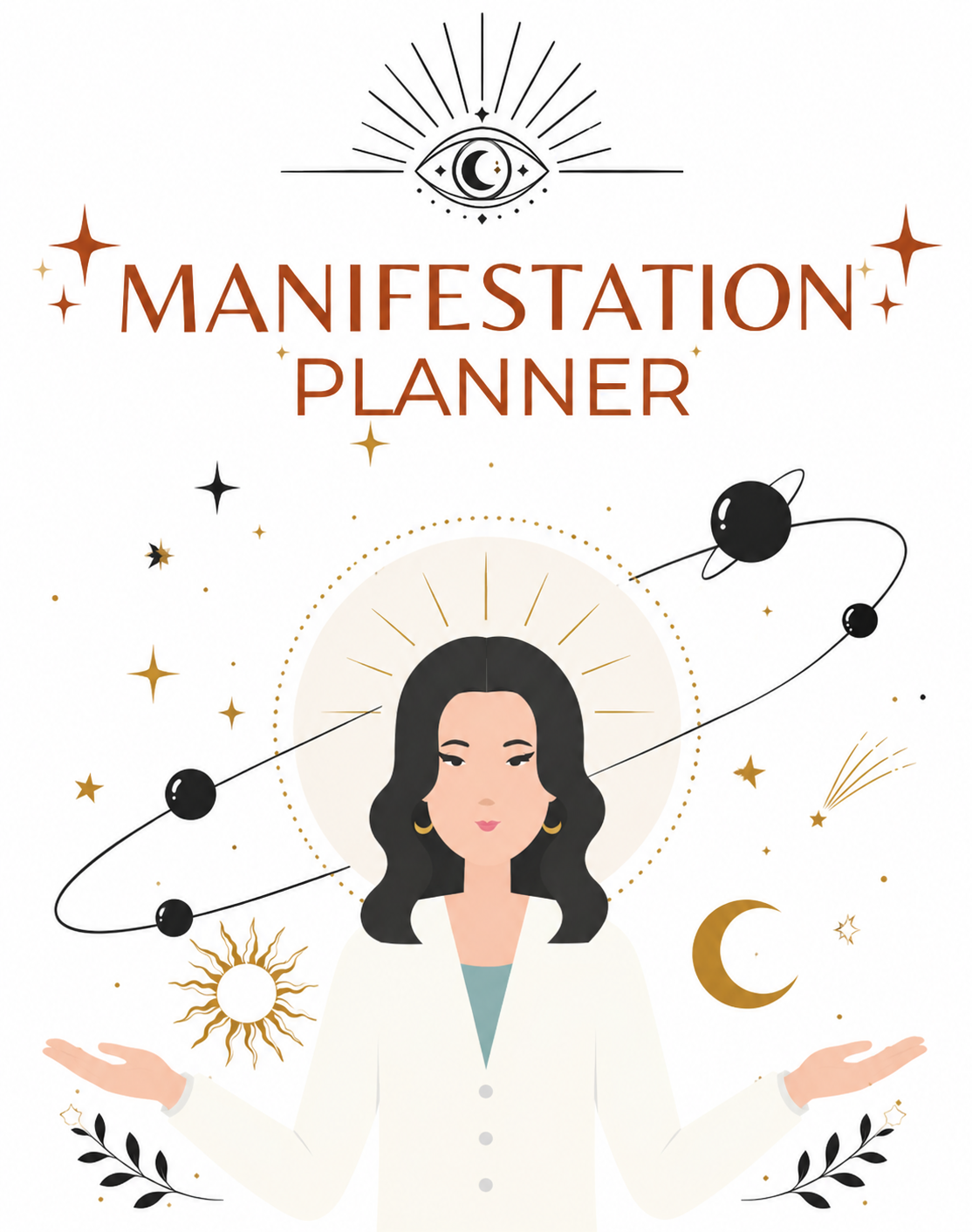 Manifestation Mindset Journal + Wellness Tracker