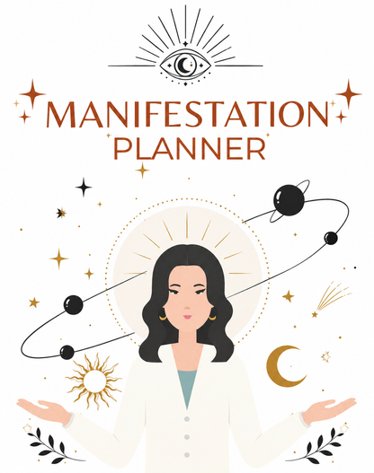 Manifestation Mindset Journal + Wellness Tracker