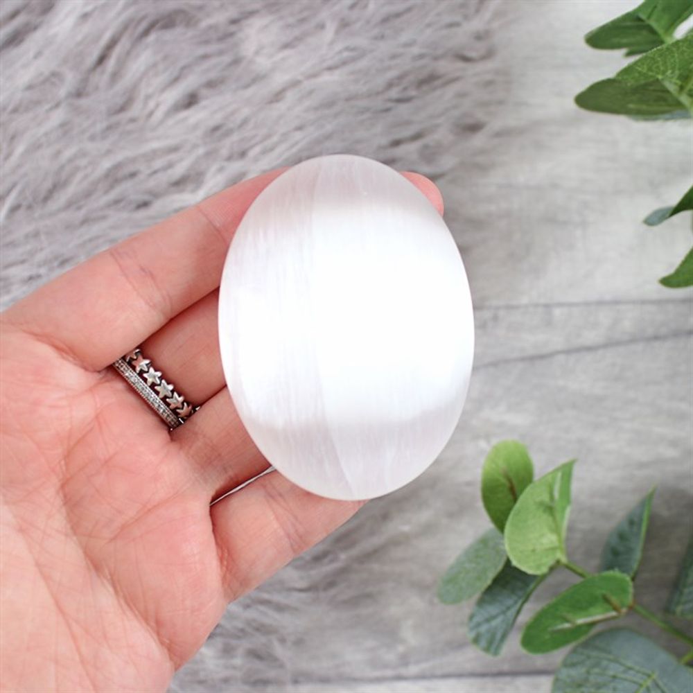 Cleansing Selenite Palm Stone