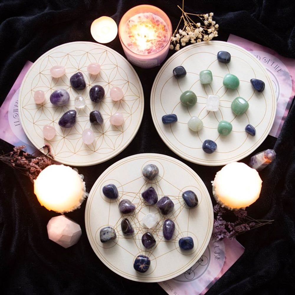Abundance, Prosperity and Success - Crystal Grid Set