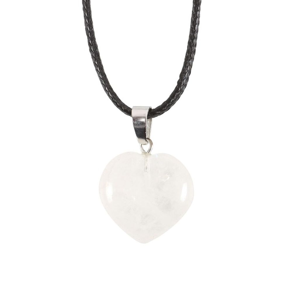 Clarity - Clear Quartz Healing Crystal Heart Necklace