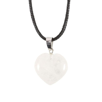 Clarity - Clear Quartz Healing Crystal Heart Necklace