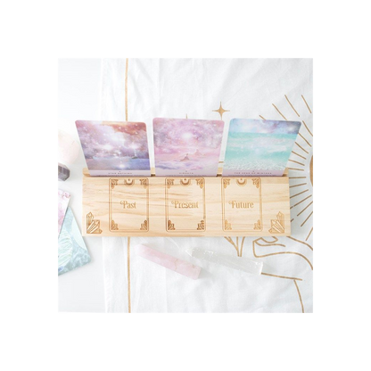 Natural Past Present Future Tarot Card Stand