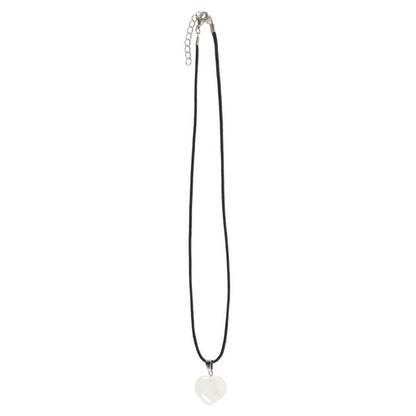 Clarity - Clear Quartz Healing Crystal Heart Necklace