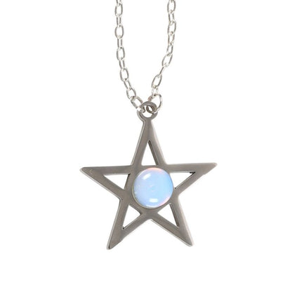 Opalite "Favourite Witch" Star Necklace Card