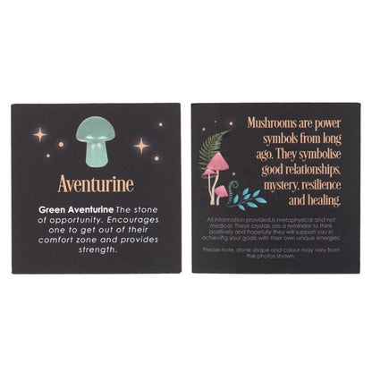 Opportunity - Magical Aventurine Crystal Mushroom
