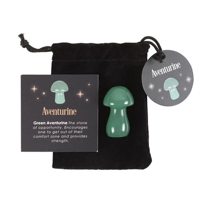 Opportunity - Magical Aventurine Crystal Mushroom
