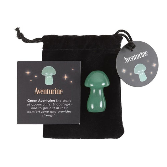 Opportunity - Magical Aventurine Crystal Mushroom