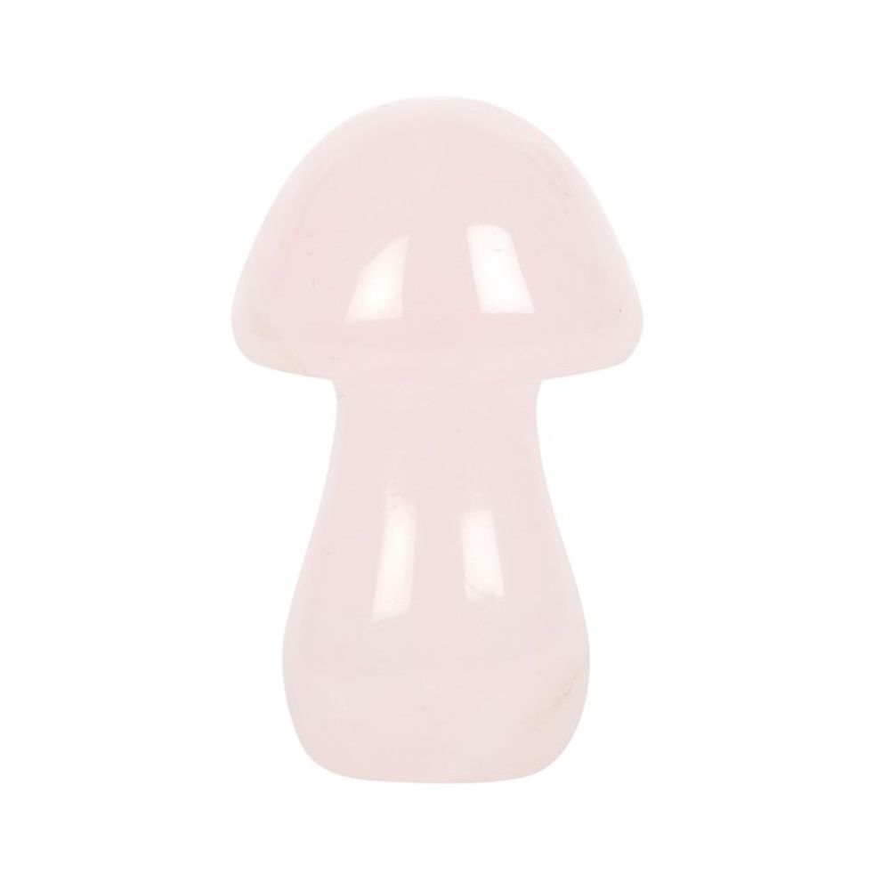 Compassion - Magical Rose Quartz Crystal Mushroom