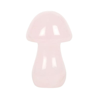Compassion - Magical Rose Quartz Crystal Mushroom