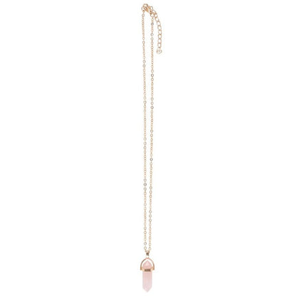 Unconditional Love - Rose Quartz Crystal Necklace Card