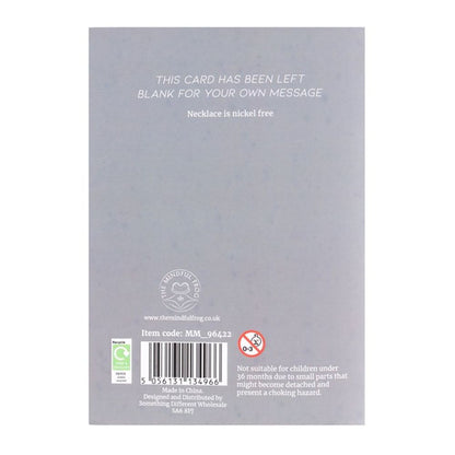 Energising - Clear Quartz Crystal Necklace Card